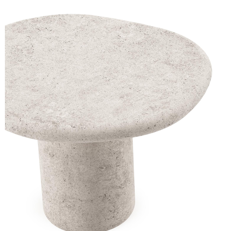 Table de basse Globo en béton gris - Dia. 60 x H 40 cm