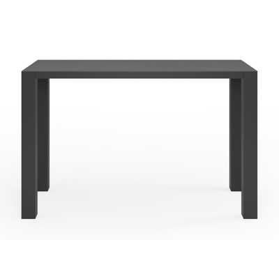 Nano tuintafel in zwart aluminium en volkeramiek calatorao - L 170 x B 70 x H 106 cm