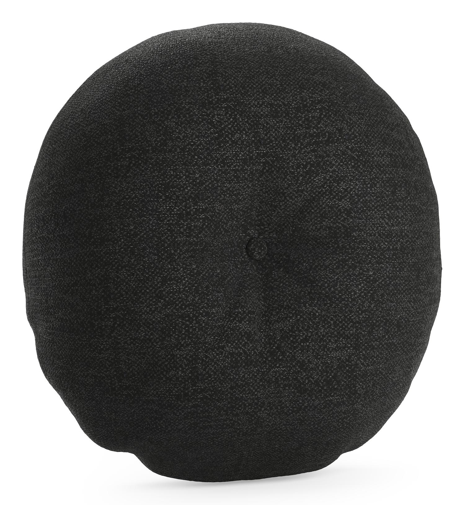 Rond sierkussen in all weather sunbrella luxe chartres sooty