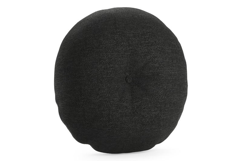 Rond sierkussen in all weather sunbrella luxe chartres sooty