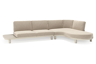 Chaise longue links + 2-zit