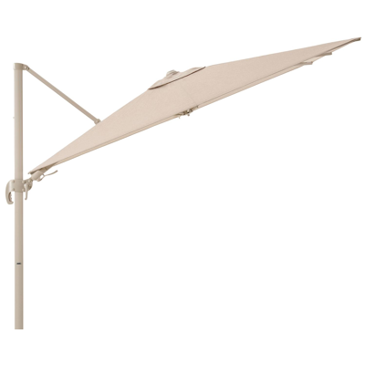 Avola zweefparasol met tiltfunctie in beige aluminium en rustic Weather+Softtouch parasoldoek - L1 200 x L2 300 cm (zonder voet)