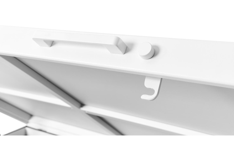 Kussenbox aluminium wit B 164 x D 84 x H 99 cm