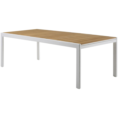 Tafelblad in teak - Naturel - L 240  x B 100 cm