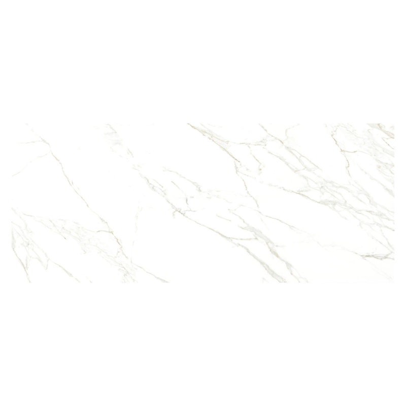 Table de jardin Cirello rectangulaire en aluminium beige et céramique pleine Calacatta - Lg. 240 x Lrg. 100 x Haut. 74.5 cm