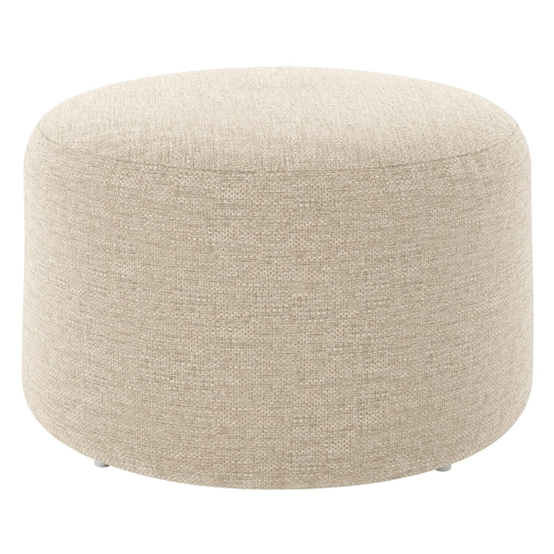 Gozo poef in rustic weather+ softtouch - B 62 x D 62 x H 38.5 cm