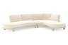 Chaise longue links + 2-zit organisch