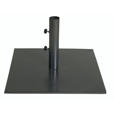 Accio parasolvoet zwart staal van 20 kg met wielen