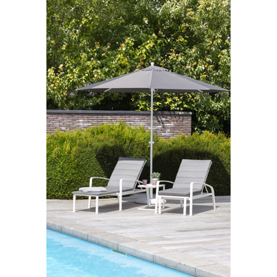 Asti ligbedkussen weather+ softtouch grijs