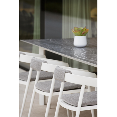 Donato stoelkussen (zit en rug) in all weather sunbrella® luxe platform dove