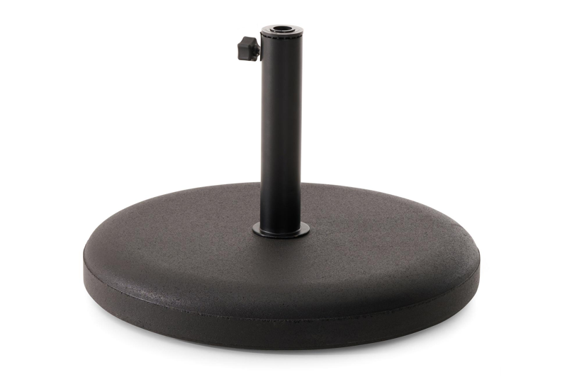 Plana parasolvoet zwart beton van 40 kg