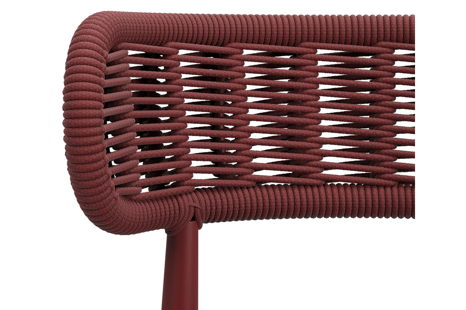 Lomo tuinstoel in ruby aluminium