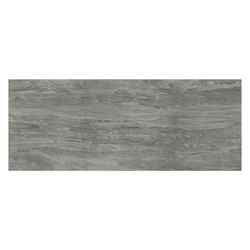 Cirello tuintafel in zwart aluminium en volkeramiek aspen grey - L 280 x B 110 x H 75 cm