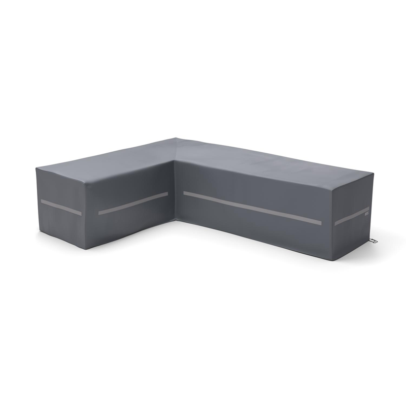 Housse de protection pour Organo 3-pl coin gauche + 3-pl - Lrg. 254-340 x Prof. 93 x Haut. 63 cm