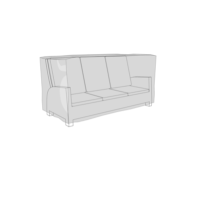 Beschermhoes voor Roma lounge 3-zit