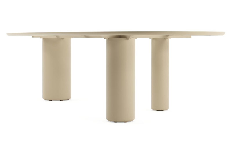 Amico tuintafel mango in beige aluminium en volkeramiek Colorado Dunes - L 320 x B 140 x H 73.5 cm