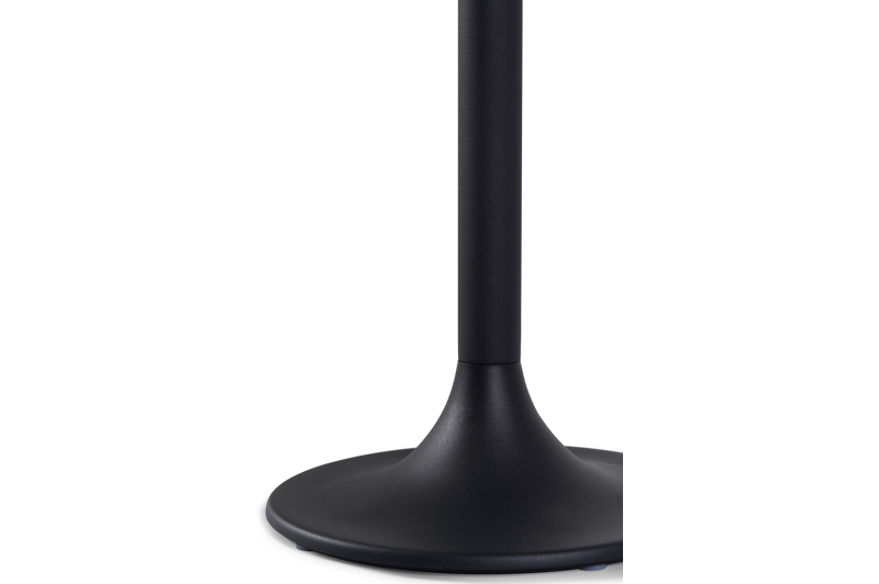 Litta bijzettafel in zwart aluminium - Dia. 43 x H 50 cm