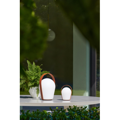 Bobo lamp roestbruin 16 cm