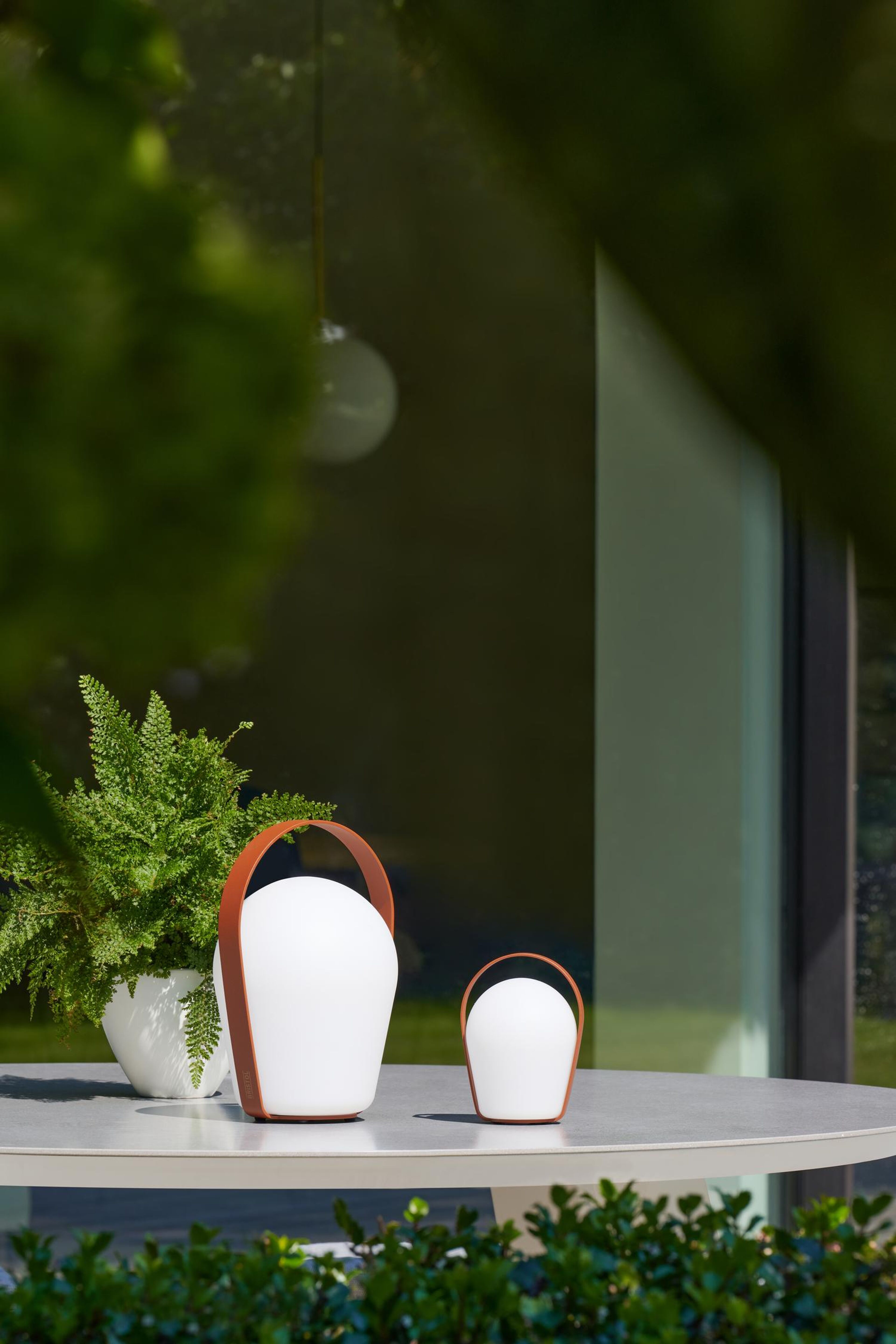 Bobo lamp roestbruin 16 cm