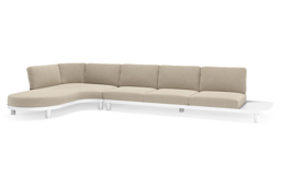 Chaise longue droite + 3 places