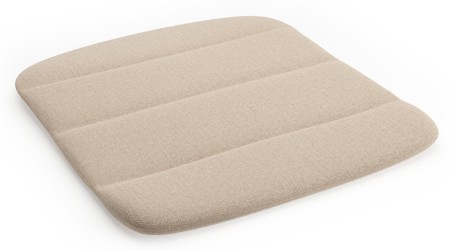 Coussin de chaise Cerso en All Weather Sunbrella® Luxe Natte Heather Beige