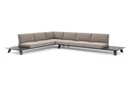 3-zit hoek links of rechts + 3-zit + zijtafels