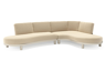 Chaise longue links + 2-zit organisch