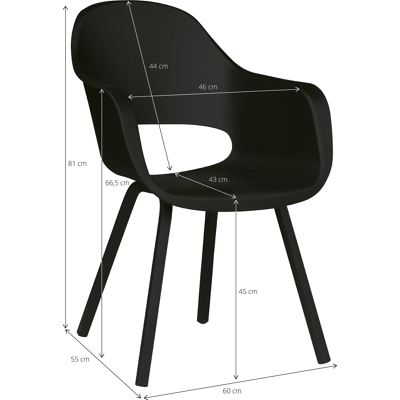 Amalfi tuinset (200/280cm x 100cm)