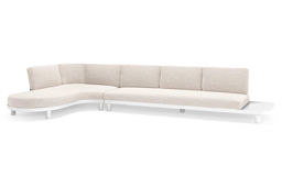Chaise longue rechts + 3-zit