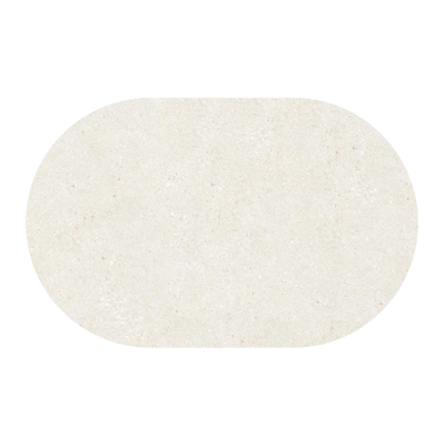 Table de jardin Teramo bombo en aluminium blanc et céramique pleine Shilin - Lg. 110 x Lrg. 70 x Haut. 73.7 cm