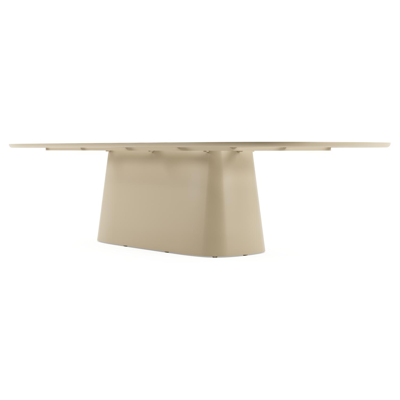 Amico tuintafel bombo xl in beige aluminium en volkeramiek Taj Mahal - L 320 x B 148 x H 73.5 cm