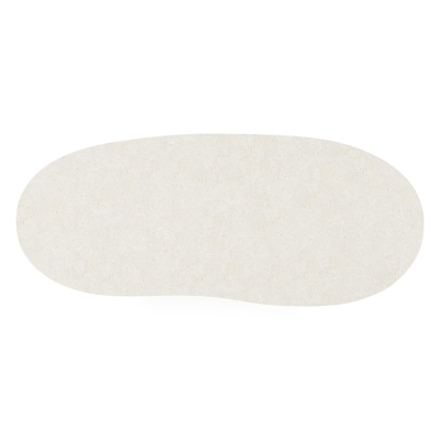 Organo tuintafel organisch in beige aluminium en volkeramiek Shilin L 280 x B 120 x H 74 cm x H 74 cm