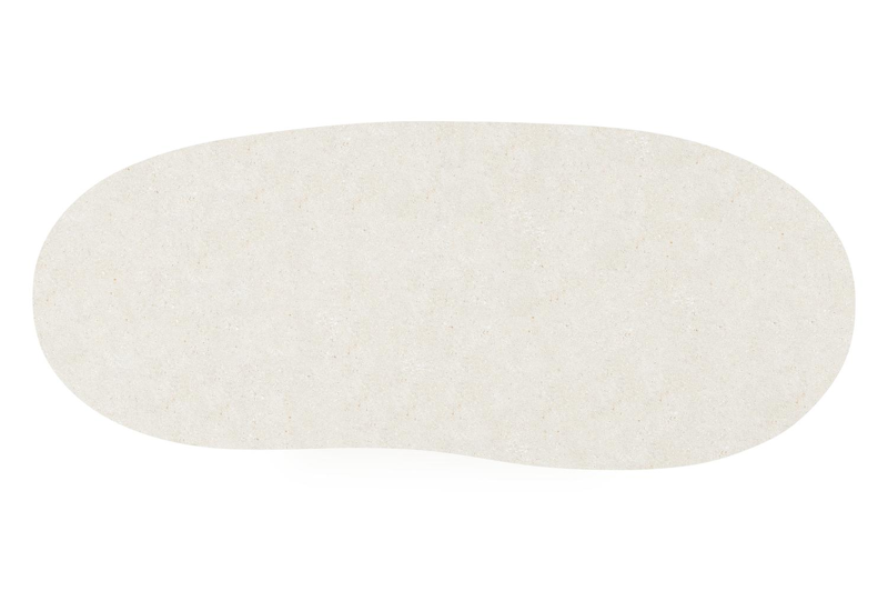 Organo tuintafel organisch in beige aluminium en volkeramiek Shilin L 280 x B 120 x H 74 cm