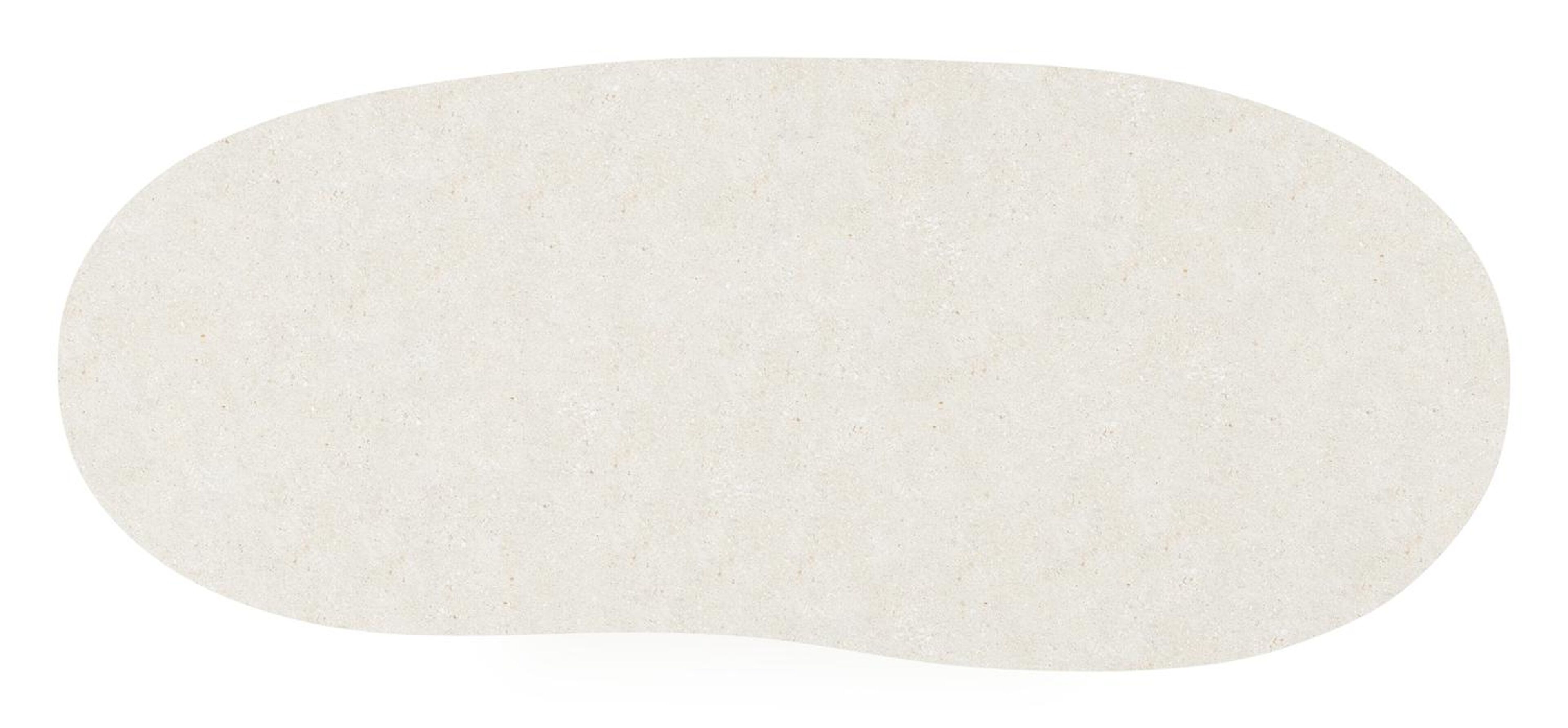 Organo tuintafel organisch in beige aluminium en volkeramiek Shilin L 280 x B 120 x H 74 cm