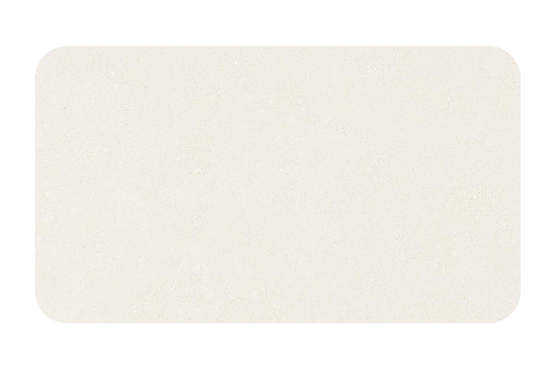 Orso tuintafel rechthoekig afgerond in zwart aluminium en volkeramiek beige - L 140 x B 80 x H 75 cm