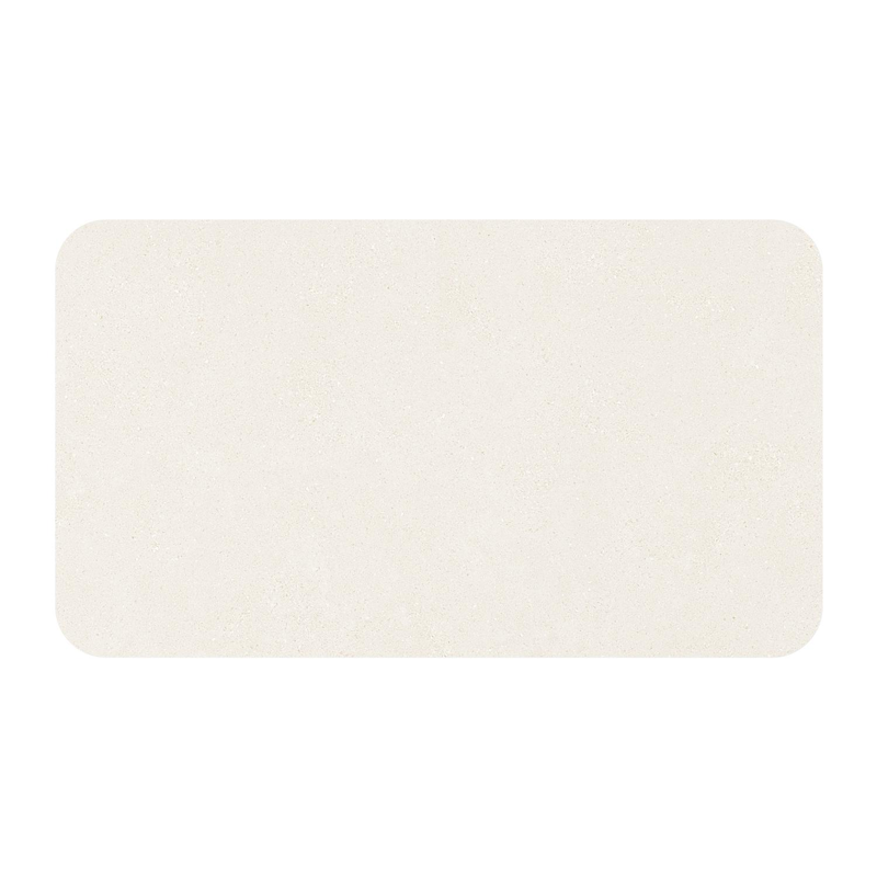 Orso tuintafel rechthoekig afgerond in zwart aluminium en volkeramiek beige - L 140 x B 80 x H 75 cm