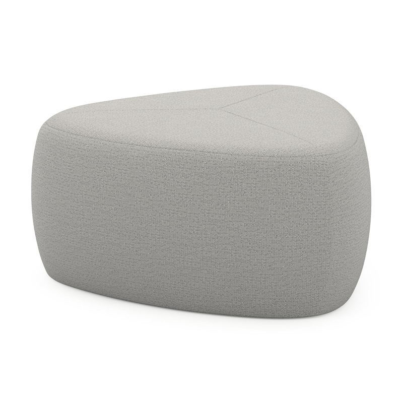 Pouf Masso en sunbrella_luxe savane nimbus - Lg 60 x Prof 60 x H 35 cm