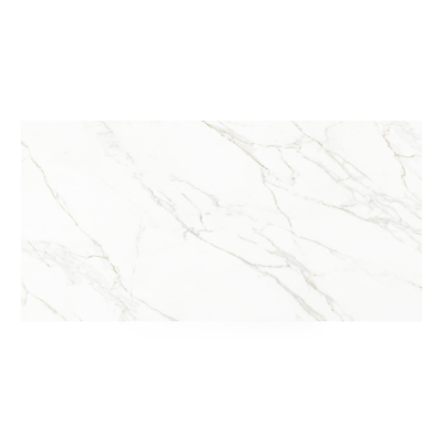 Nano tuintafel in wit aluminium en volkeramiek calacatta - L 200 x B 100 x H 75 cm