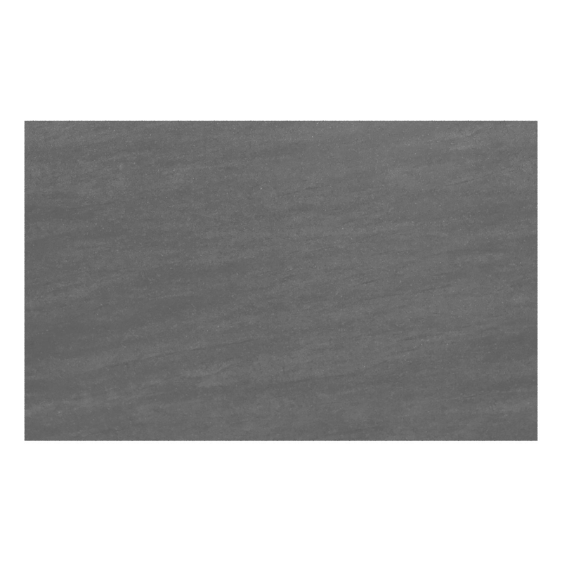 Como tuintafel rechthoekig in beige aluminium en volkeramiek Basalt Black - L 160 x B 100 x H 73 cm