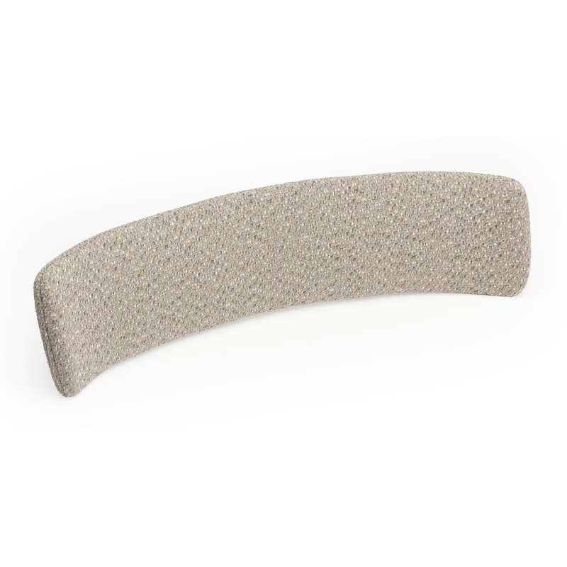 Coussin de dos chaise Lacrima - Donato en all weather sunbrella® luxe lopi sand