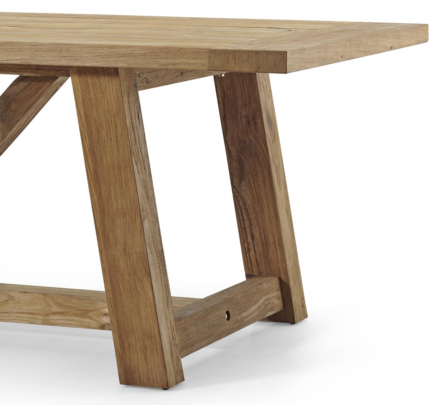Beauville tuintafel in gerecycleerde teak - L 330 x B 100 x H 76 cm