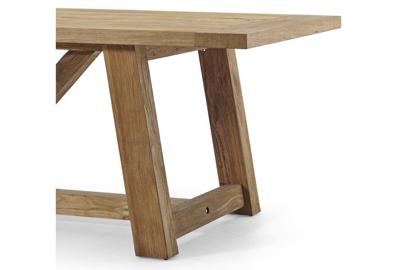 Beauville tuintafel in gerecycleerde teak - L 330 x B 100 x H 76 cm