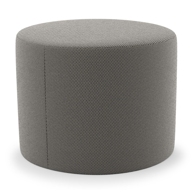 Ronde Masso poef in lopi charcoal all weather sunbrella® luxe - Dia. 55 x H 40 cm