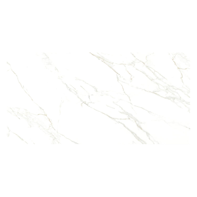 Cirello tuintafel rechthoekig in beige aluminium en volkeramiek Calacatta - L 200 x B 100 x H 74.5 cm