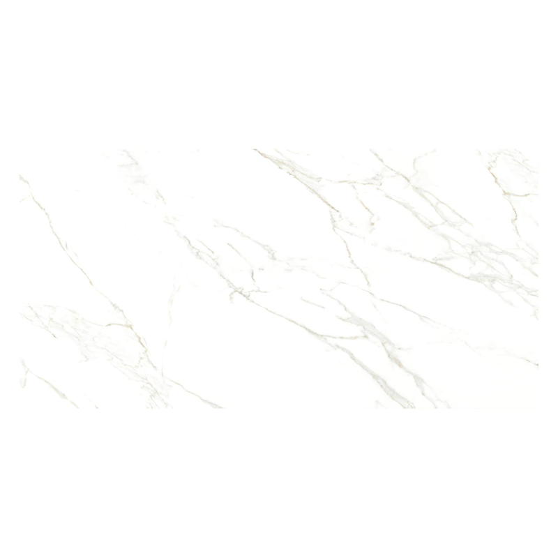 Table de jardin Cirello rectangulaire en aluminium beige et céramique pleine Calacatta - Lg. 200 x Lrg. 100 x Haut. 74.5 cm