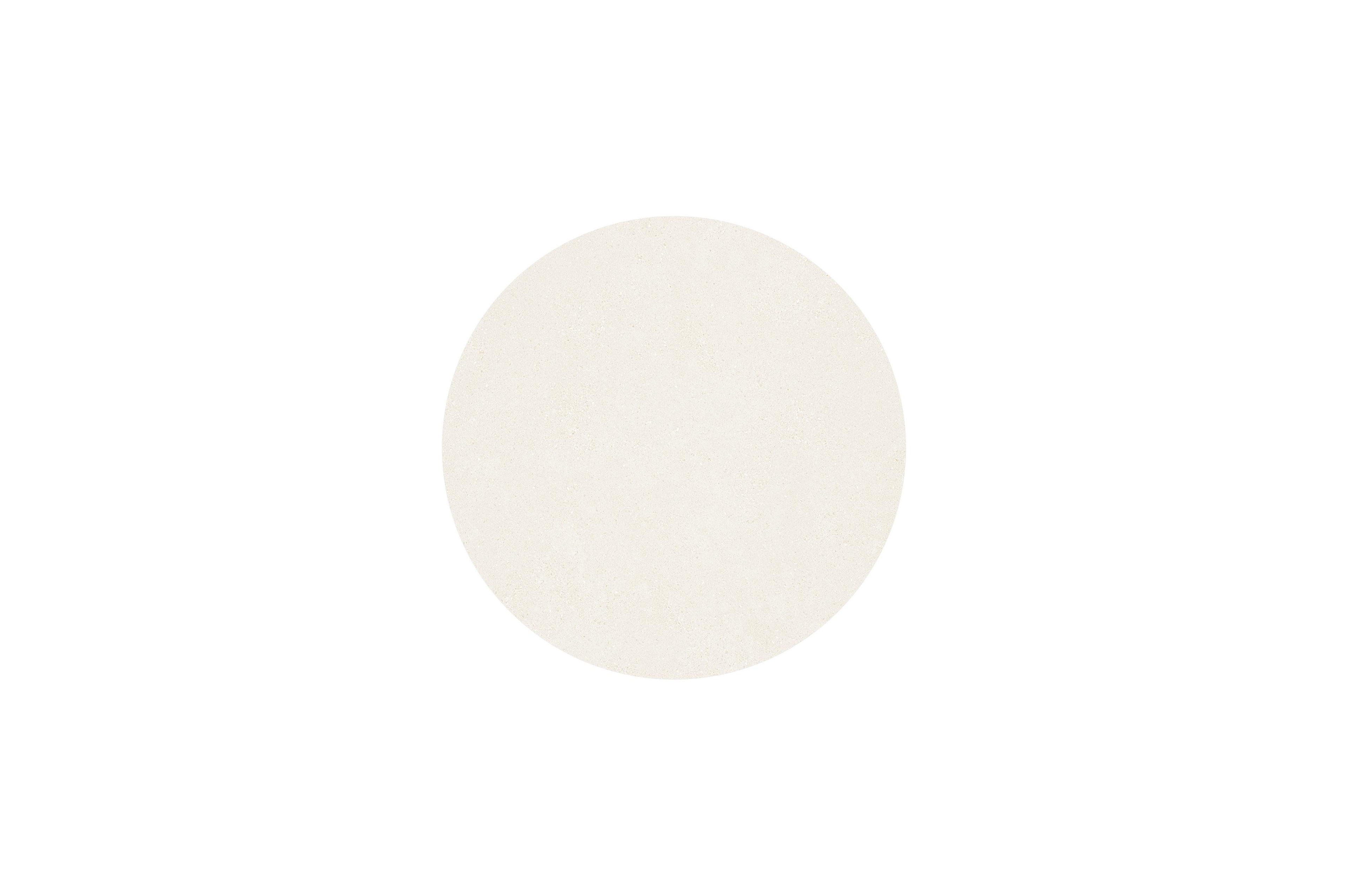 Pamplona ronde tuinset in zwart aluminium en sintered stone crema minerale met 4 Matera tuinstoelen