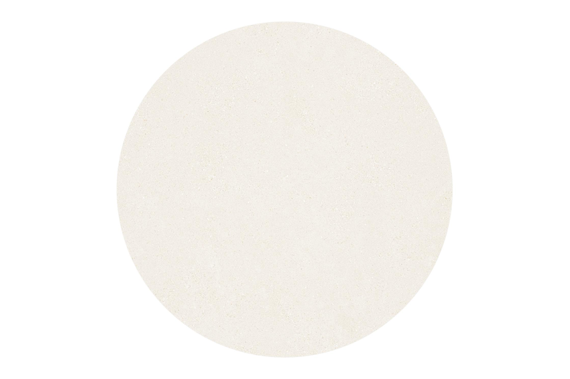 Pamplona tuintafel rond in zwart aluminium en sintered stone Crema minerale - Dia. 105 x H 72 cm