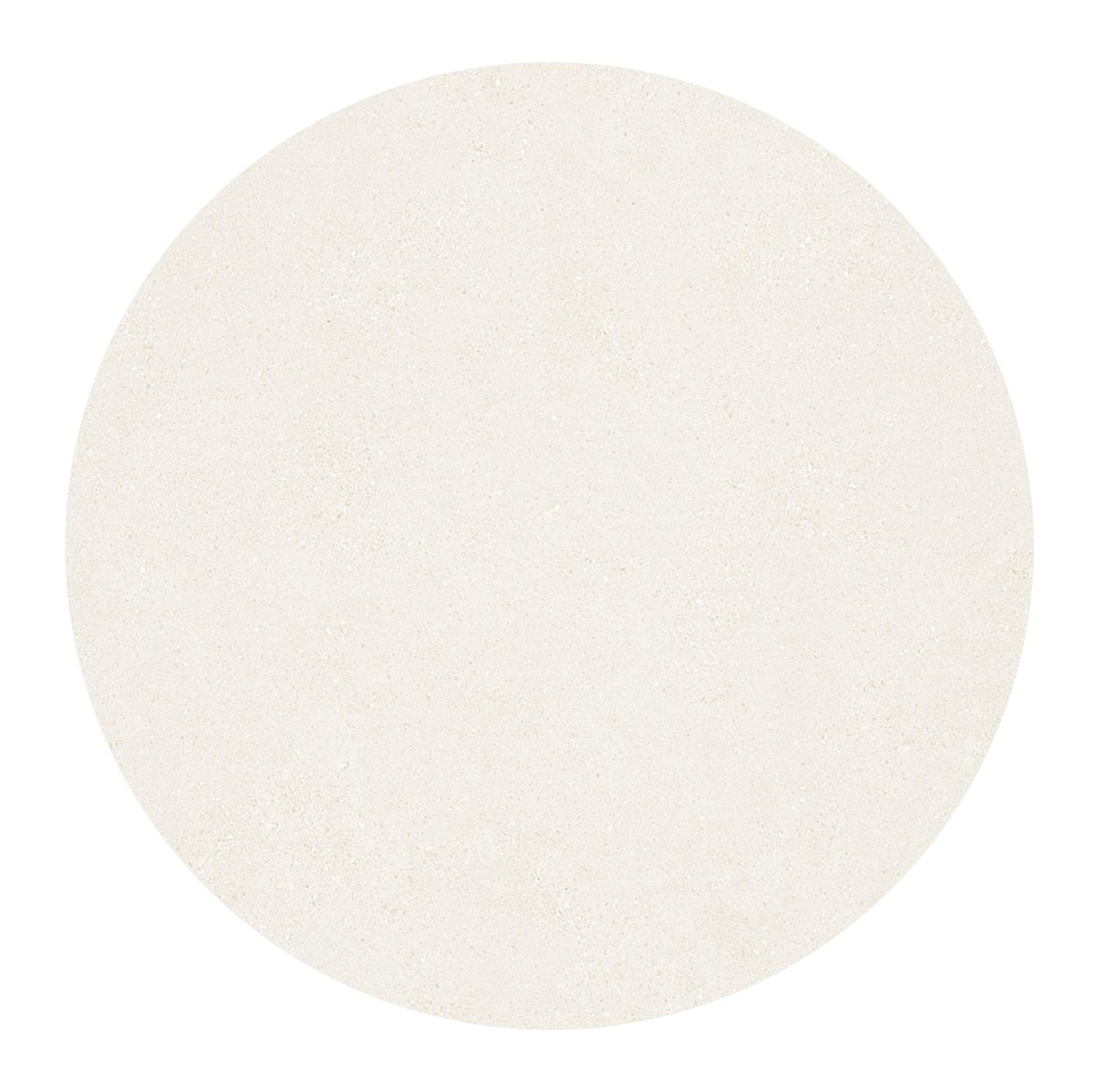 Pamplona ronde tuinset in zwart aluminium en sintered stone crema minerale met 4 Matera tuinstoelen