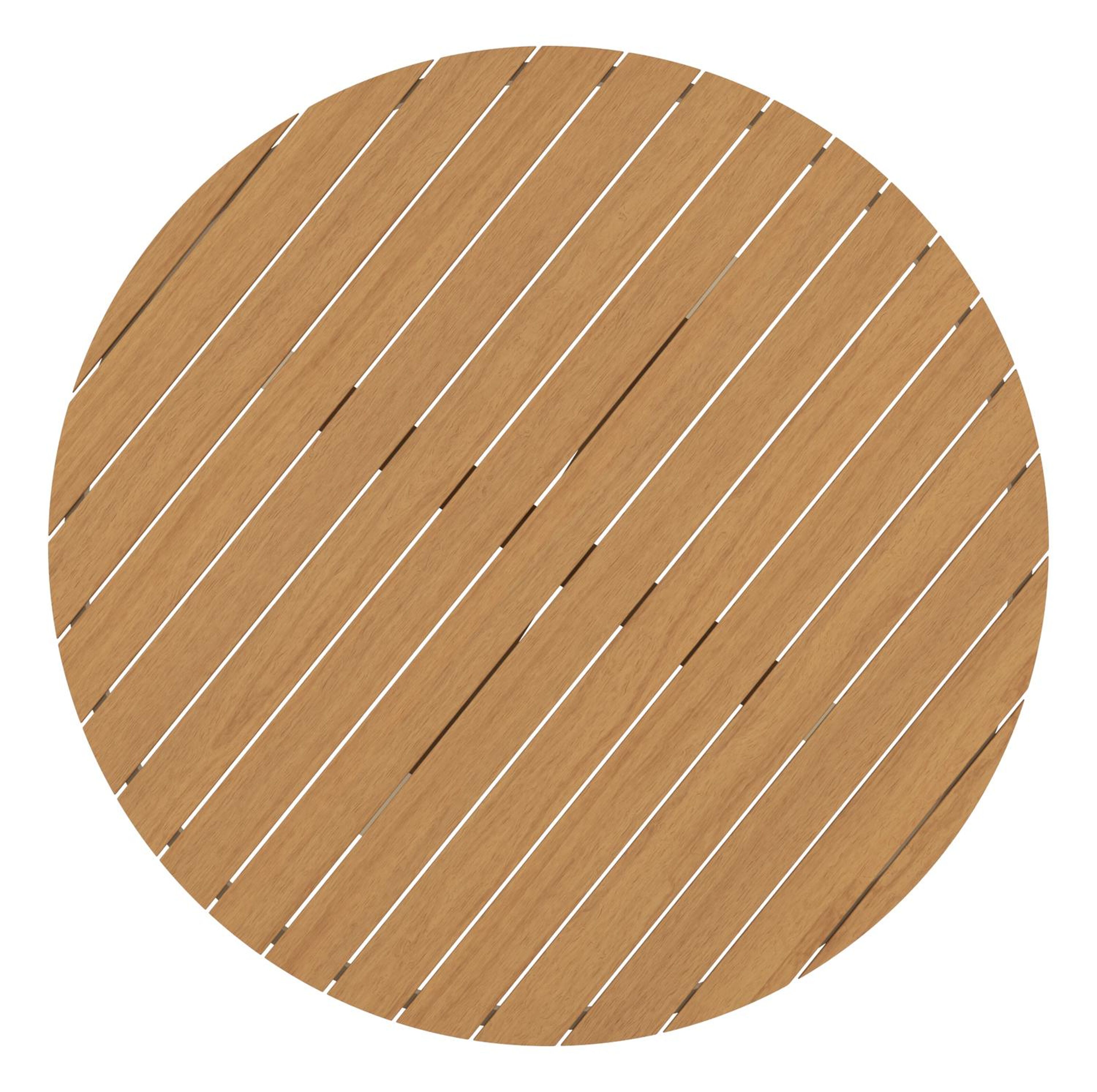 Tora tuinset in beige aluminium en polywood met 4 Paco tuinstoelen