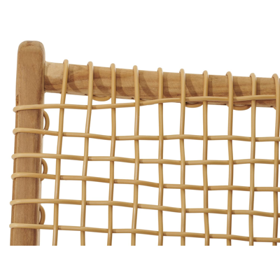 Cosito loungezetel 1-zit in teak en wicker